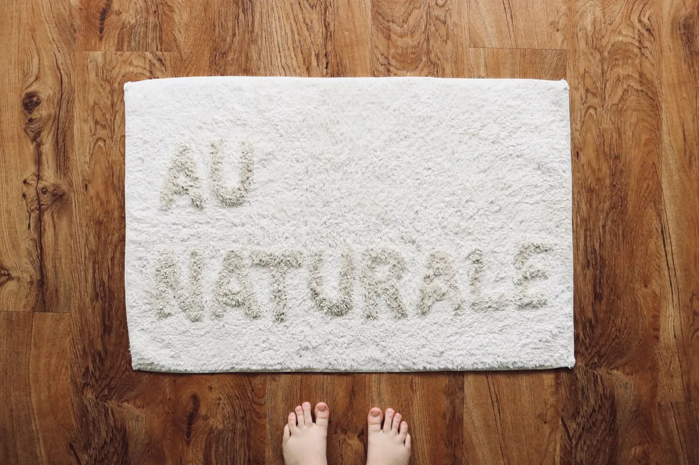 A doormat placed at a household entrance